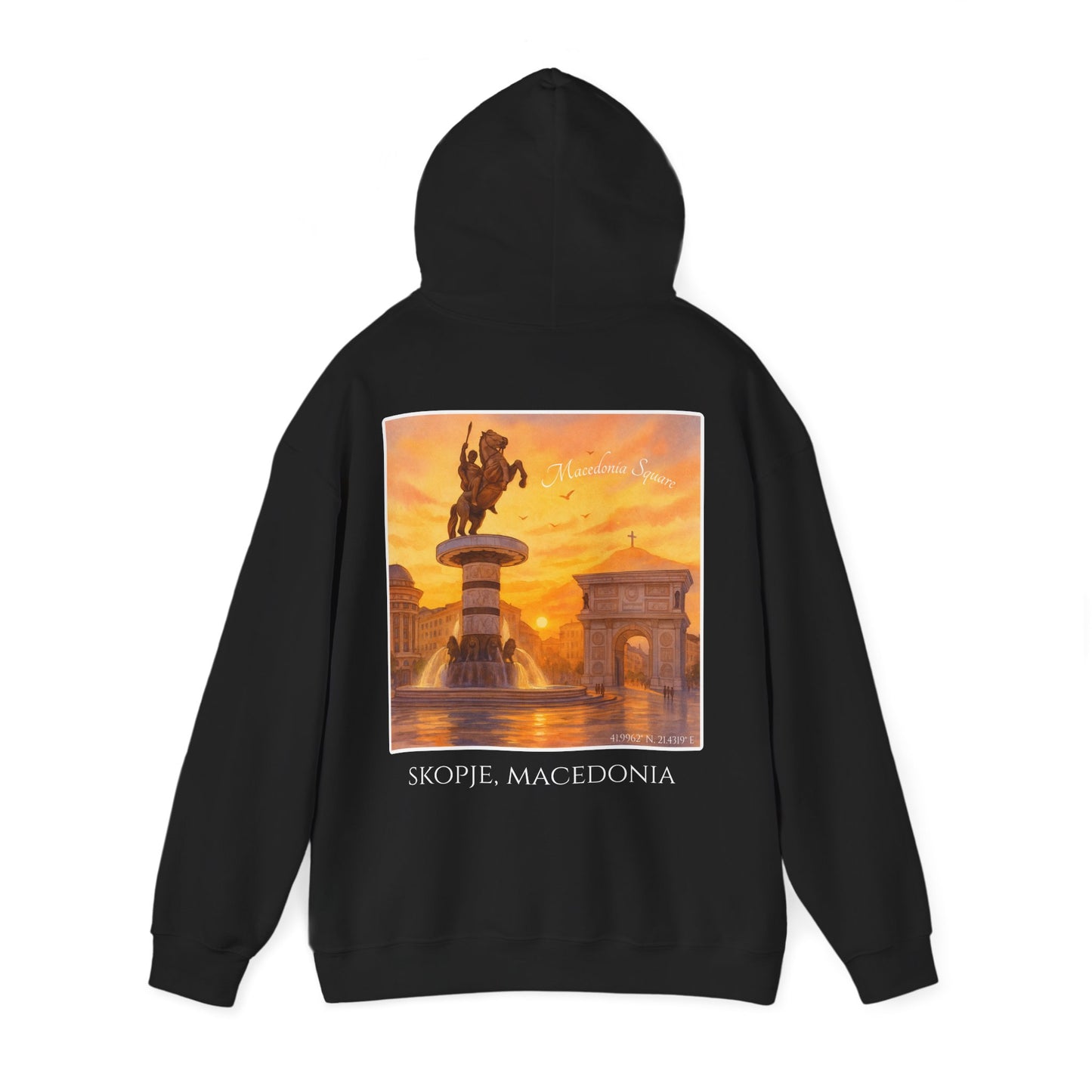 Macedonia Square Hoodie