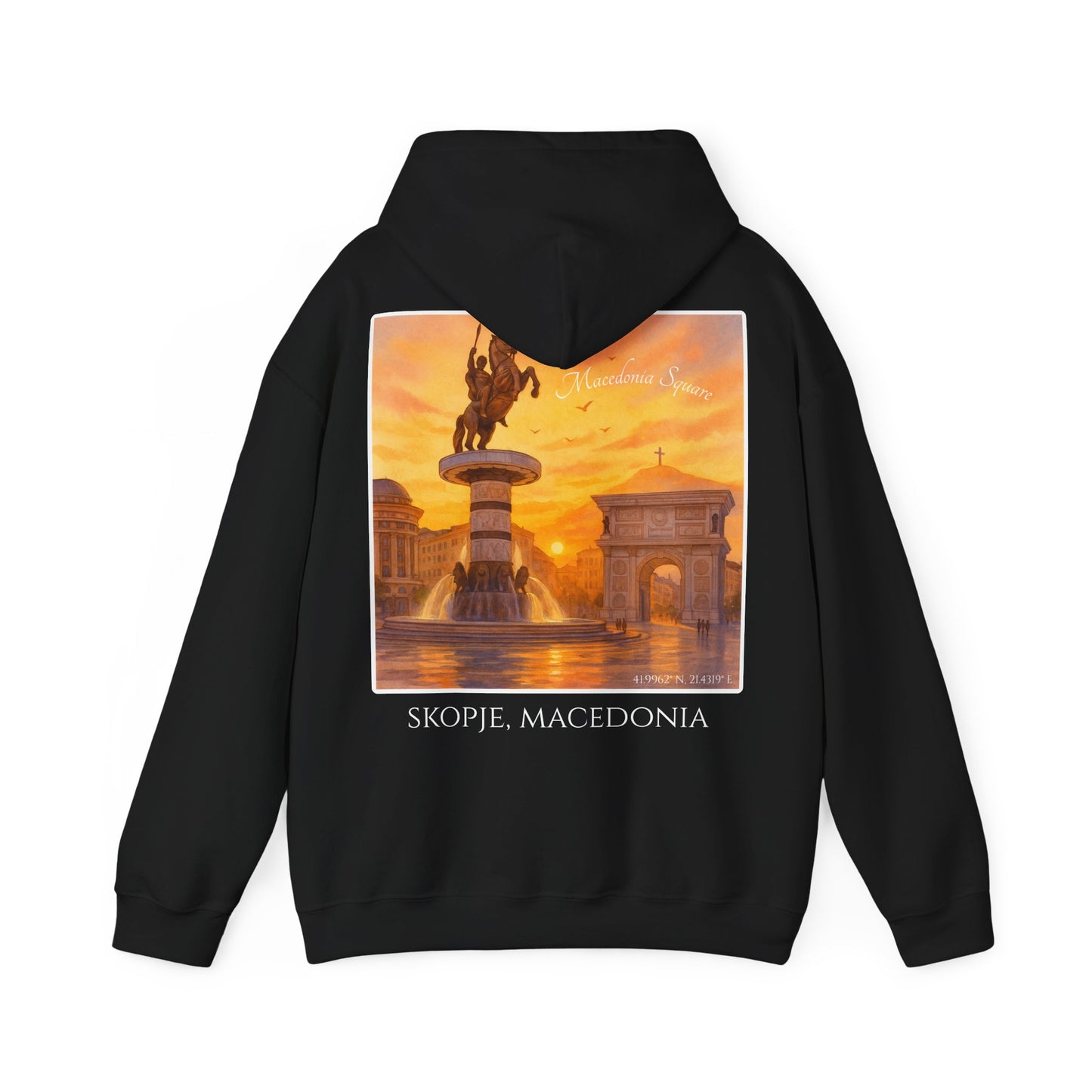 Macedonia Square Hoodie - EU
