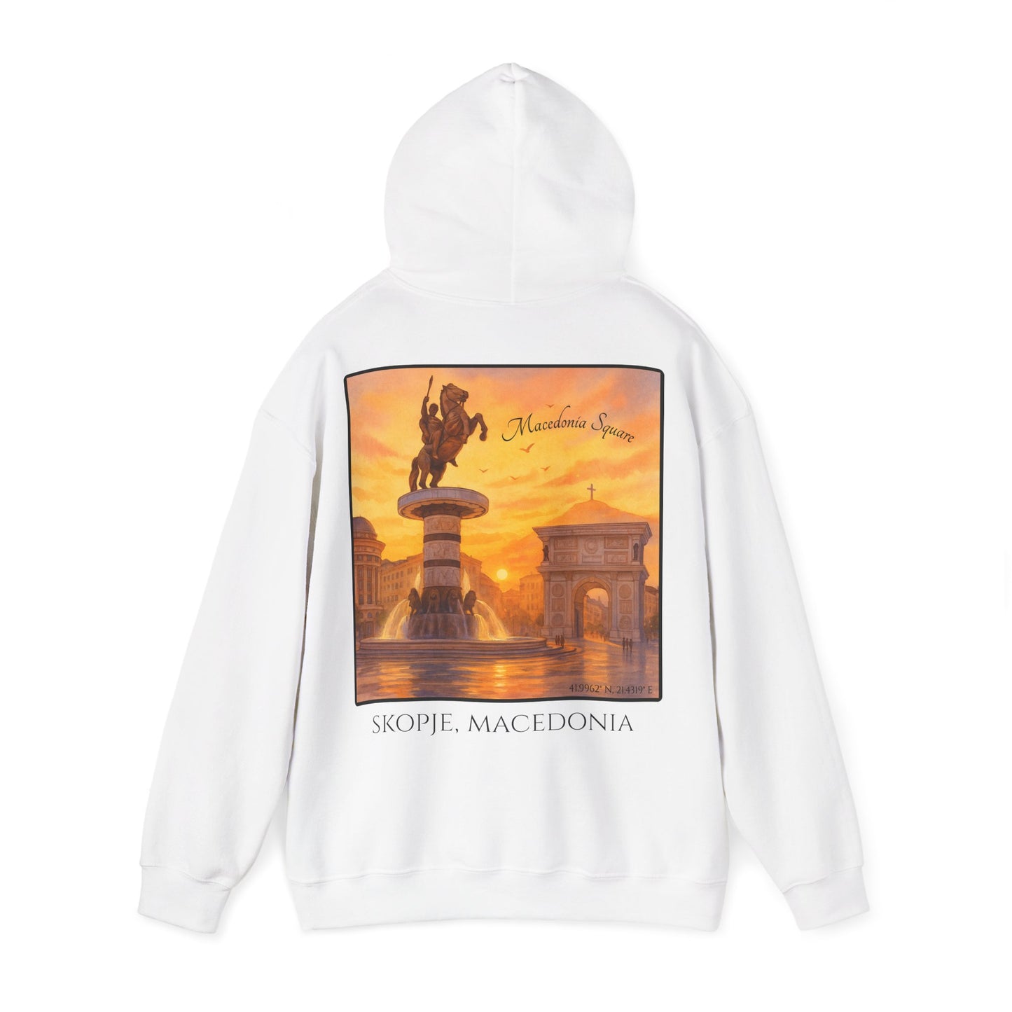 Macedonia Square Hoodie - EU