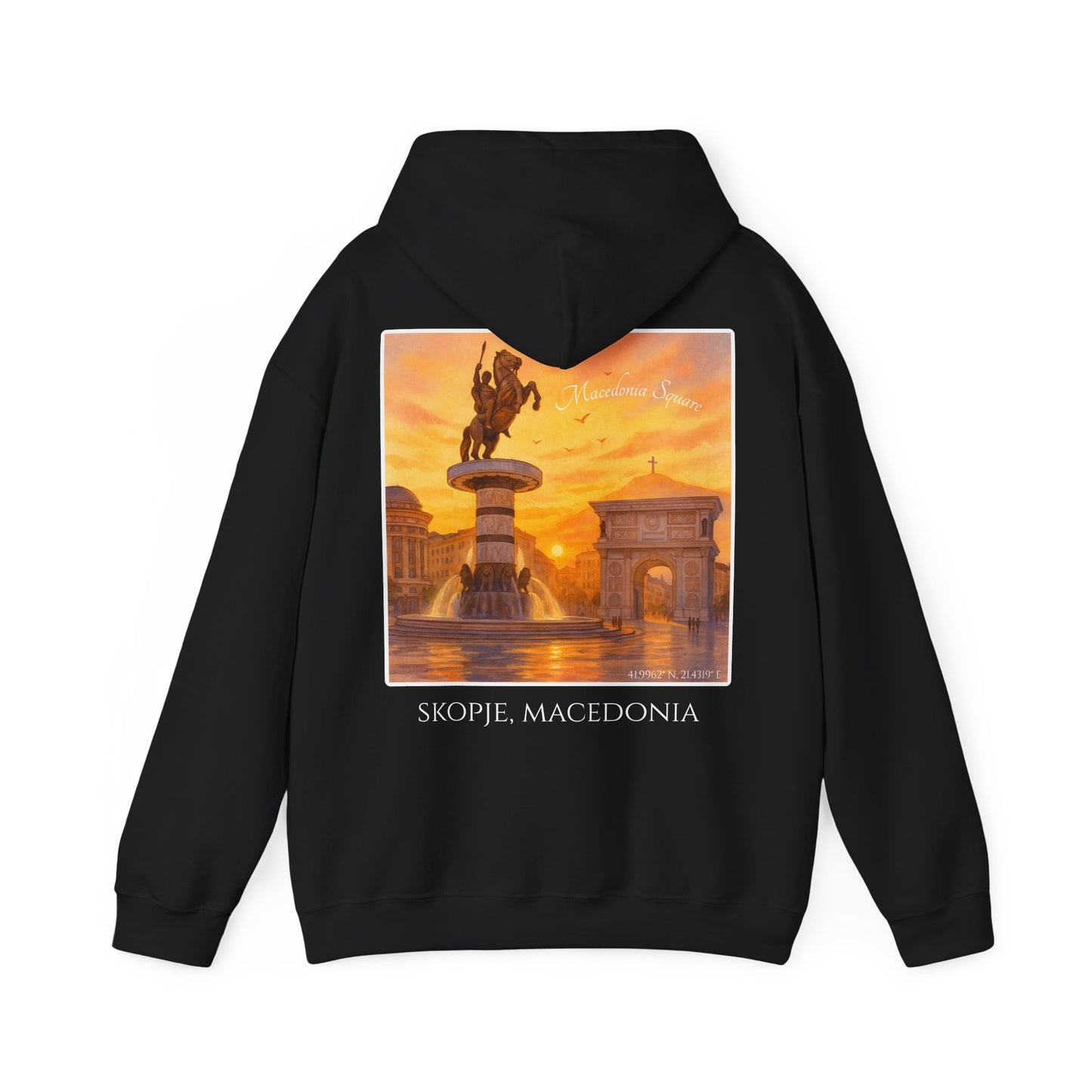 Macedonia Square Hoodie