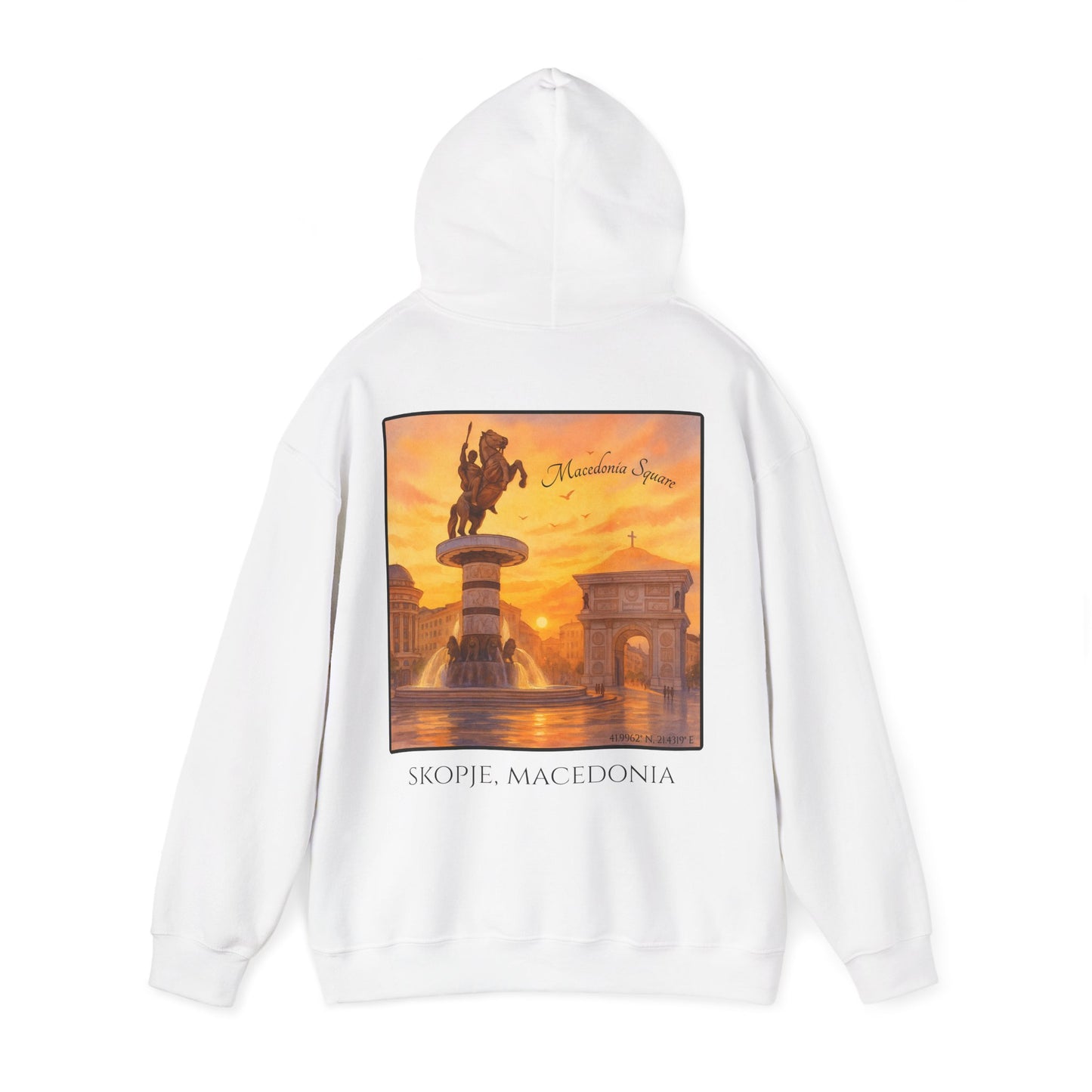 Macedonia Square Hoodie