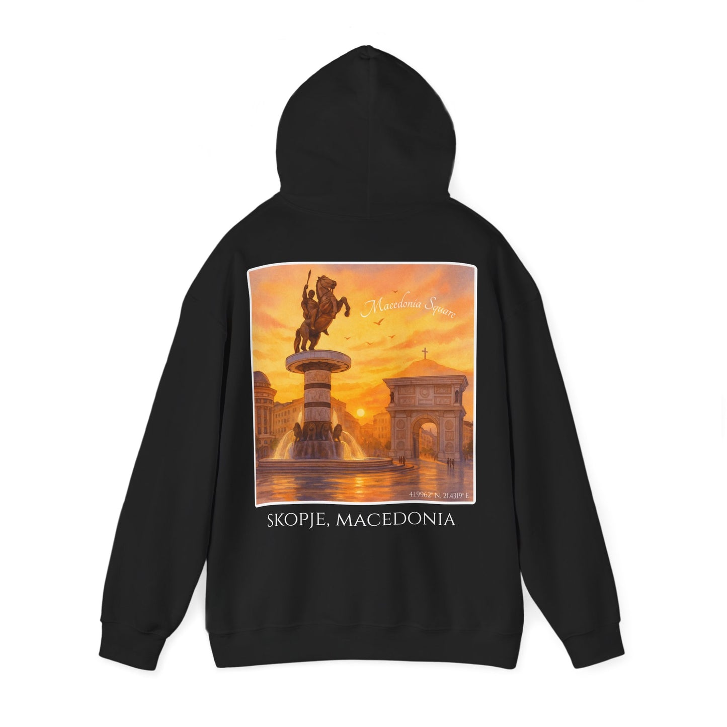 Macedonia Square Hoodie - EU
