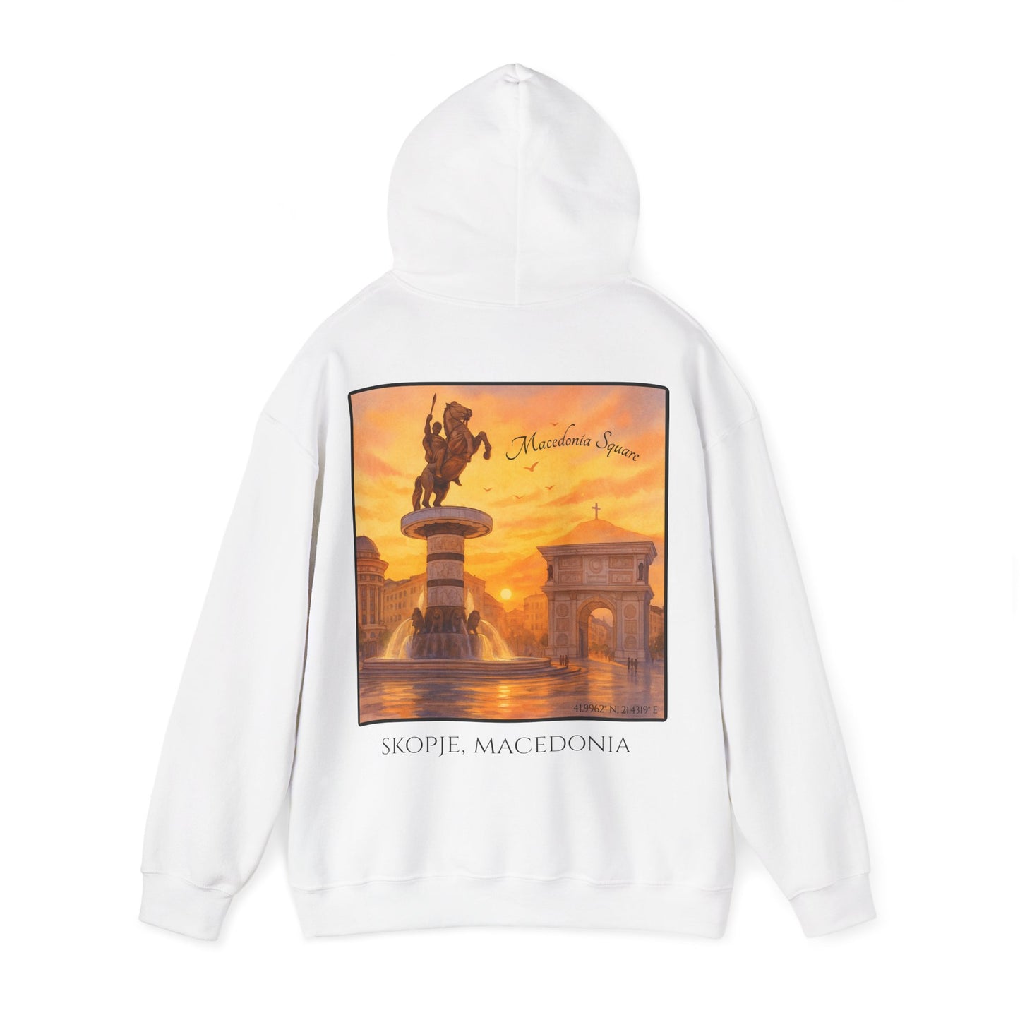 Macedonia Square Hoodie