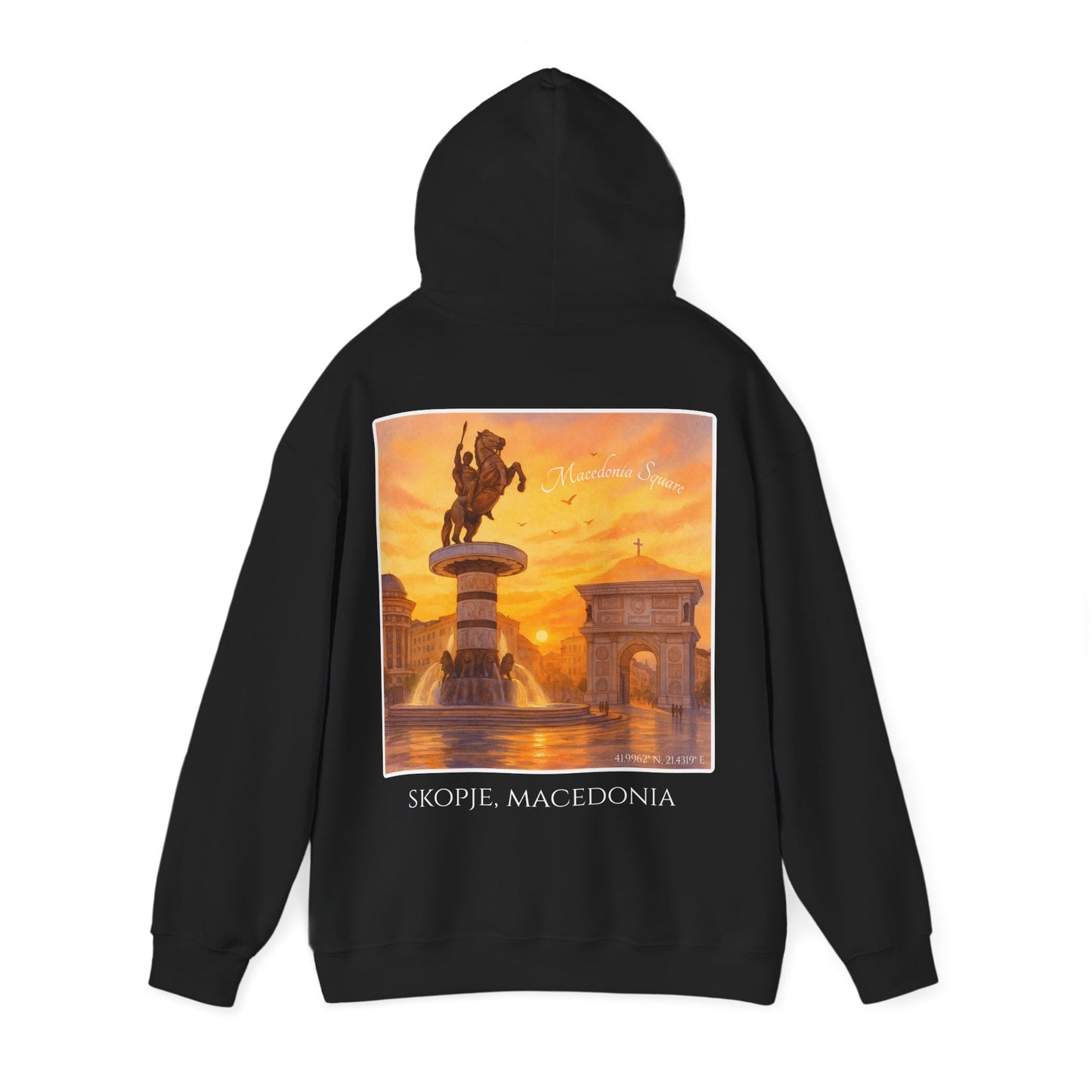 Macedonia Square Hoodie