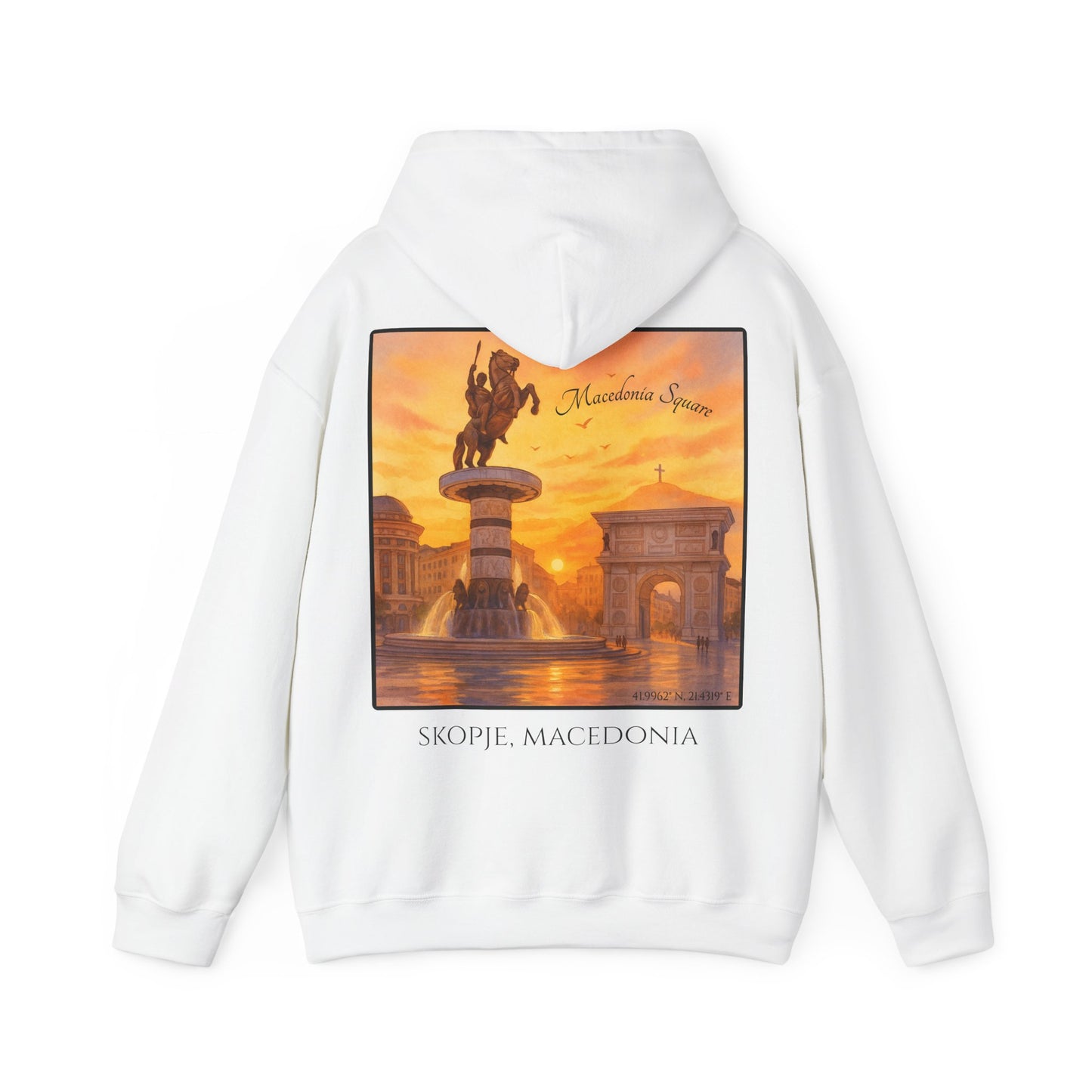 Macedonia Square Hoodie
